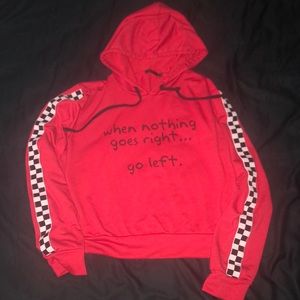 Women’s/Juniors crop top hoodie